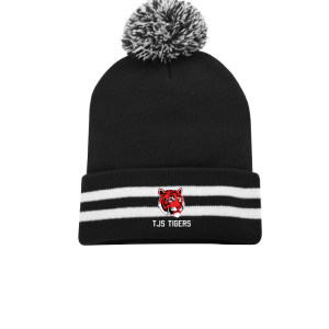 POM POM STRIPE TOQUE